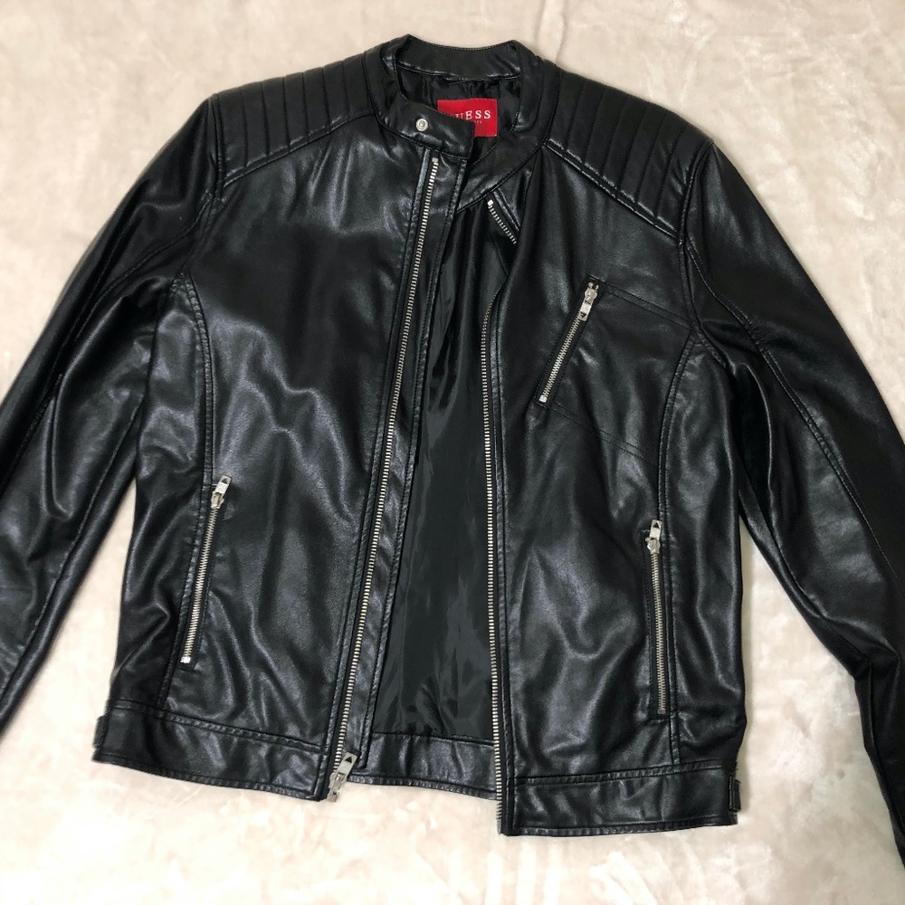 Guess Faux Leather Jacket [Great Condition]
